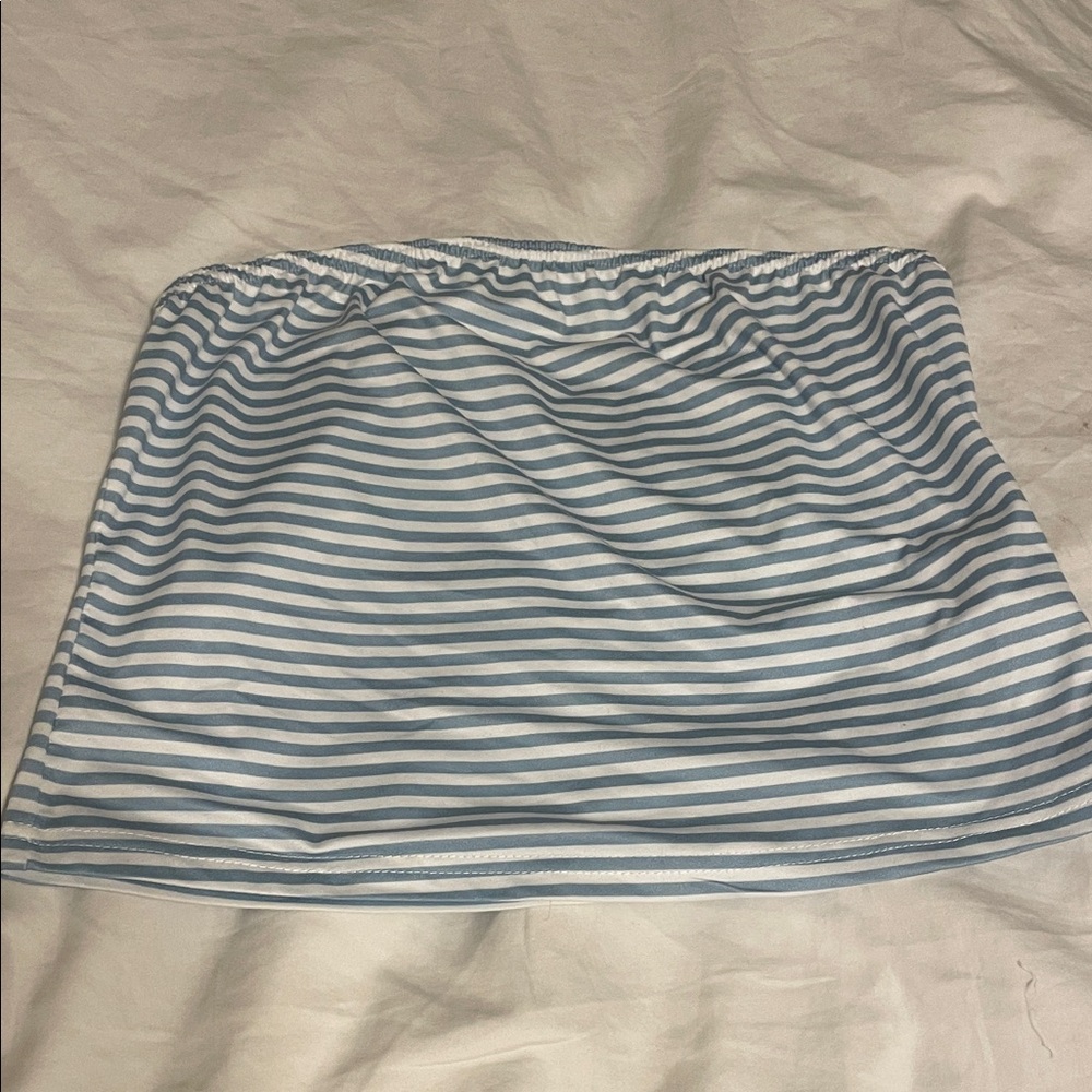 Striped Blue and White Women's top